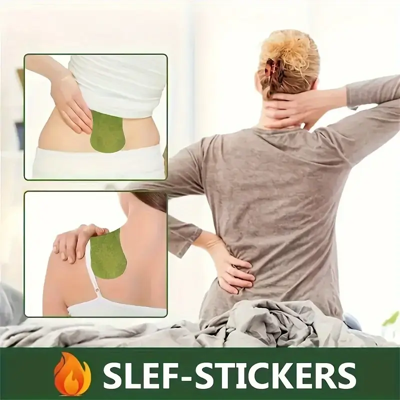 (100) Pcs Herbal Back Patches – Lumbar Focused Relief