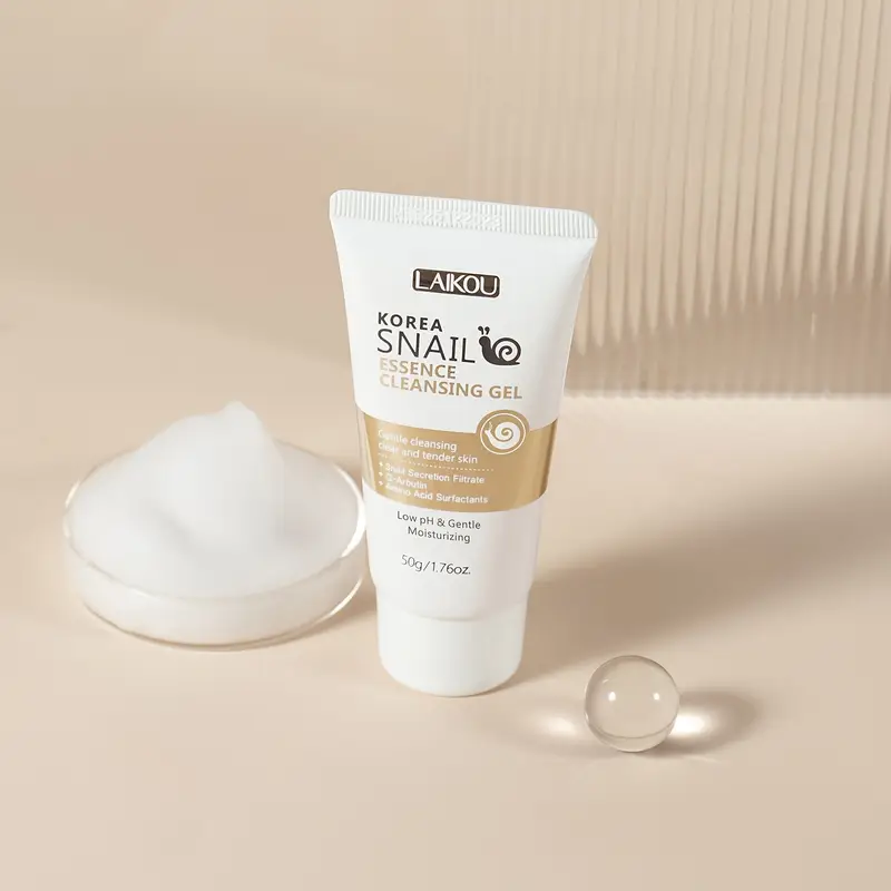 Korean snail gel facial cleanser for Pakistani skin