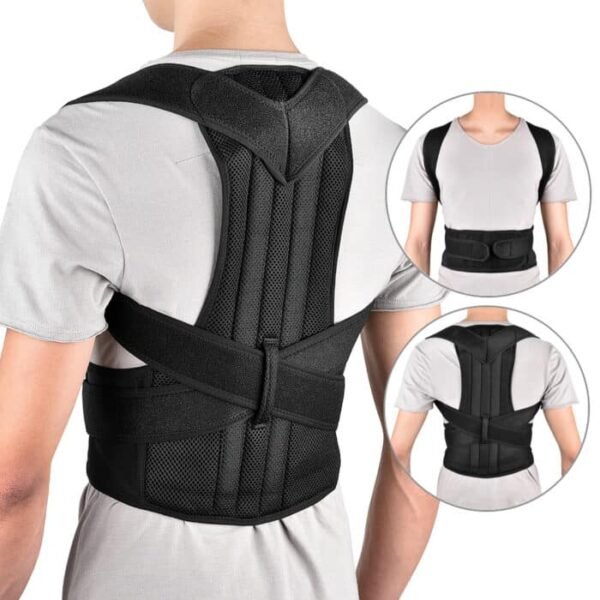Upper and lower back support belt breathable design