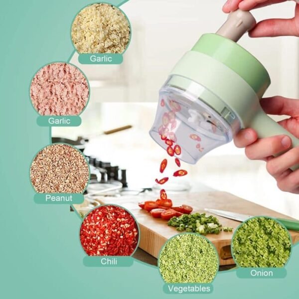 Ergonomic grip vegetable slicer direct pot slicing