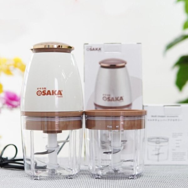 Full set of multifunctional electric food processor with power cord and blade attachments
